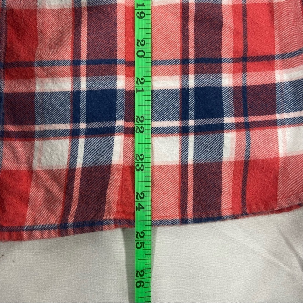L.L Bean Women’s Button Down Shirt Size Small Multicolor Plaid Ranch Chore - Picture 6 of 8